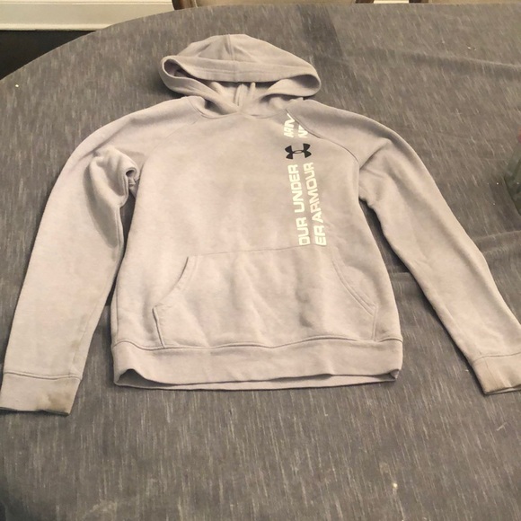 Under Armour Gray Boys Sweatshirt - youth large tourism.sg.gov.lk